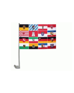 16 Bundesländer Autofahne/Autoflagge 30 x 45cm