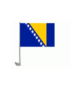 Bosnien und Herzegowina Autofahne/Autoflagge 30 x 45cm