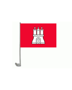 Hamburg Freie und Hansestadt Autofahne/Autoflagge 30 x 40cm