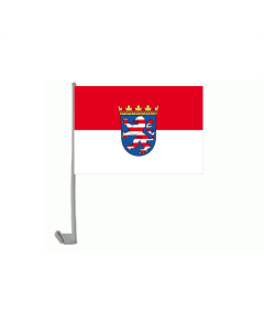 Hessen Autofahne/Autoflagge 30 x 40cm