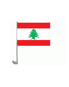 Libanon Autofahne/Autoflagge 30 x 40cm