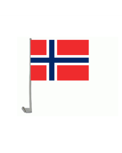 Norwegen Autofahne/Autoflagge 30 x 45cm
