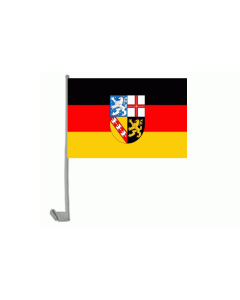 Saarland Autofahne/Autoflagge 30 x 40cm