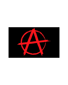 Anarchie Rot Fahne/Flagge 90 x 150cm