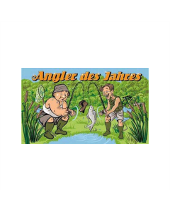 Angler des Jahres Fahne/Flagge 90 x 150cm