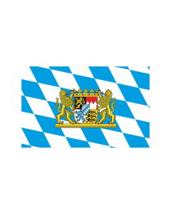 Bayern mit Löwen Staatswappen Fahne/Flagge 60 x 90cm