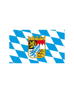 Bayern mit Wappen Fahne/Flagge 60 x 90cm