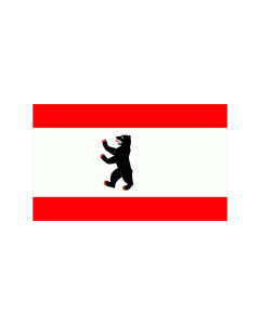 Berlin ohne Krone Fahne/Flagge 60 x 90cm