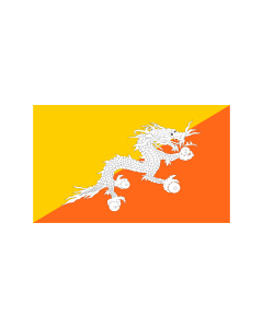 Bhutan Fahne/Flagge 90 x 150cm