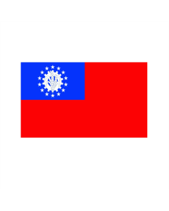 Birma/Burna (alt) Fahne/Flagge 60 x 90cm