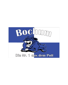 Bochum Bulldogge Fahne/Flagge 90 x 150cm