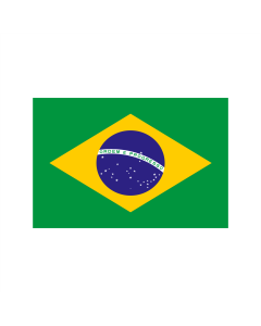 Brasilien Bootsfahne/Motorradflagge 30 x 45cm