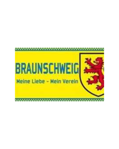 Braunschweig Meine Liebe-Mein Verein Fahne/Flagge 90 x 150cm