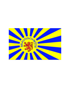 Braunschweig Rising Sun Fahne/Flagge 90 x 150cm
