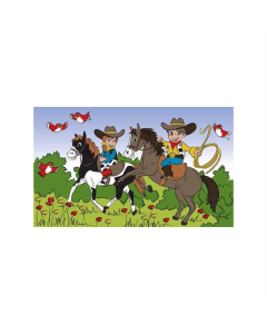 Cowboy Kinder Fahne/Flagge 90 x 150cm