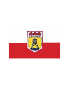 Cuxhaven Stadt mit Schrift Fahne/Flagge 90 x 150cm