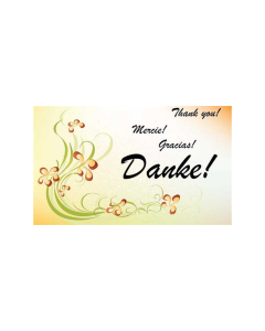 Danke Fahne/Flagge 90 x 150cm