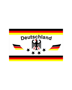Deutschland 1 4 Sterne Fahne/Flagge 90 x 150cm