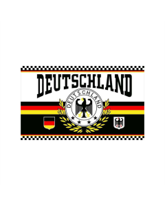 Deutschland 2 Lorbeerkranz Fahne/Flagge 150 x 250cm