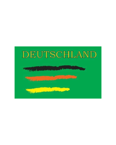 Deutschland 4 grün Fahne/Flagge 90 x 150cm