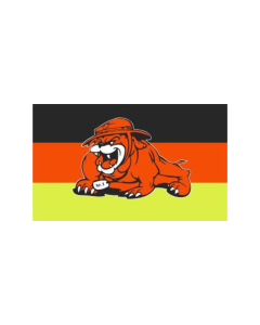 Deutschland 5 Bulldogge Fahne/Flagge 90 x 150cm