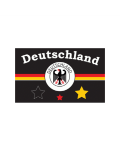 Deutschland 7 schwarz 3 Sterne Fahne/Flagge 90 x 150cm SONDERPREIS
