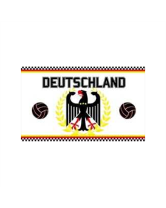 Deutschland Ball und Adler Fahne/Flagge 90 x 150cm
