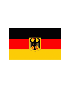 Deutschland mit Adler Bootsfahne/Motorradflagge 30 x 45cm