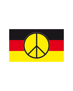 Deutschland Peace Fahne/Flagge 90 x 150cm