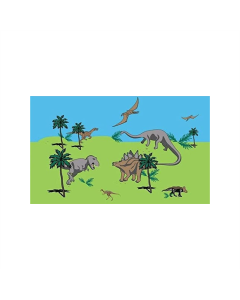 Dinosaurier Fahne/Flagge 90 x 150cm