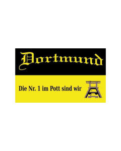 Dortmund Die Nr 1 im Pott Fahne/Flagge 90 x 150cm