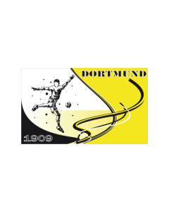 Dortmund Fussballspieler Fahne/Flagge 90 x 150cm