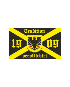 Dortmund Tradition verpflichtet Fahne/Flagge 90 x 150cm