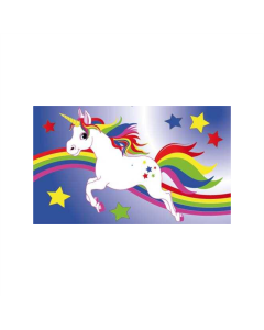 Einhorn Regenbogen Fahne/Flagge 90 x 150cm