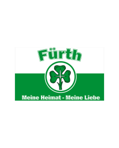 Fürth Meine Heimat-Meine Liebe Fahne/Flagge 90 x 150cm
