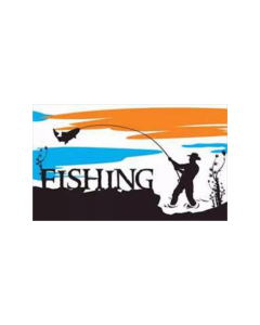 Fishing Fahne/Flagge 90 x 150cm
