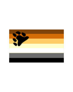 Gay Pride Bear Fahne/Flagge 90 x 150cm