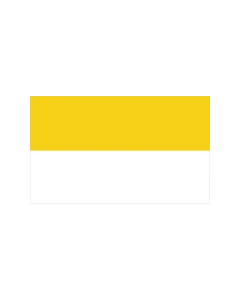 Gelb-Weiß Fahne/Flagge 90 x 150cm