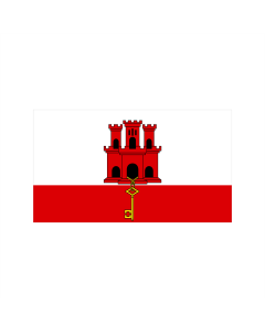 Gibraltar Fahne/Flagge 90 x 150cm