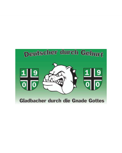 Gladbacher durch die Gnade Gottes Fahne/Flagge 90 x 150cm