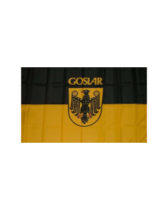 Goslar Stadt mit Schrift Fahne/Flagge 90 x 150cm