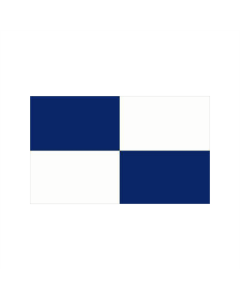 Große Karos blau-weiß Fahne/Flagge 90 x 150cm