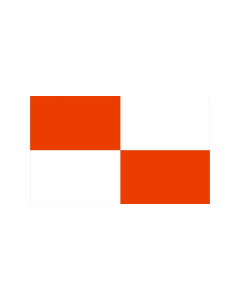 Große Karos rot-weiß Fahne/Flagge 90 x 150cm