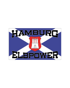 Hamburg Elbpower Fahne/Flagge 90 x 150cm