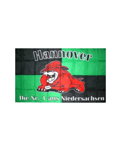 Hannover Bulldogge Fahne/Flagge 90 x 150cm
