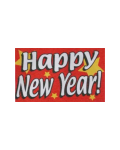 Neujahr, Happy New Year Fahne/Flagge 90 x 150cm