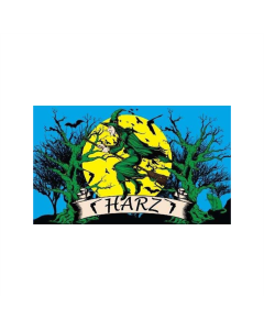 Harz Hexe Fahne/Flagge 90 x 150cm