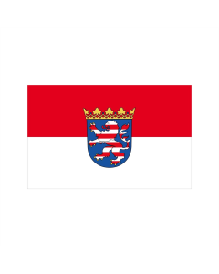 Hessen Bootsfahne/Motorradflagge 30 x 45cm