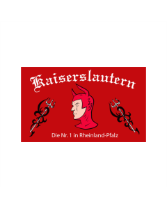 Kaiserslautern Teufel Die Nr 1 Fahne/Flagge 90 x 150cm
