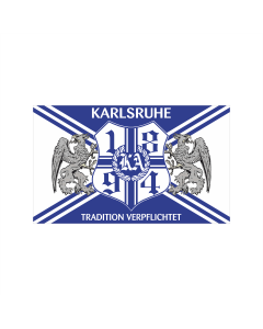 Karlsruhe Tradition verpflichtet Fahne/Flagge 90 x 150cm